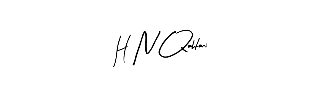 You should practise on your own different ways (Arty Signature) to write your name (H N Qahtani) in signature. don't let someone else do it for you. H N Qahtani signature style 8 images and pictures png