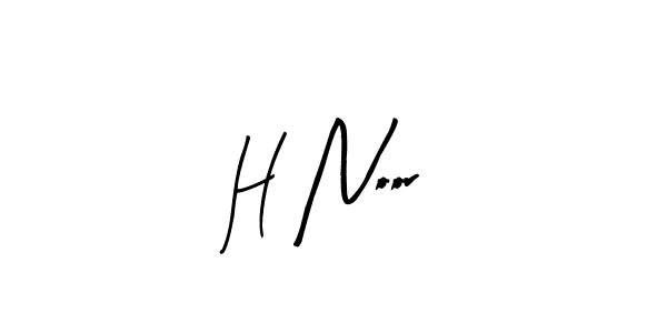 H Noor stylish signature style. Best Handwritten Sign (Arty Signature) for my name. Handwritten Signature Collection Ideas for my name H Noor. H Noor signature style 8 images and pictures png