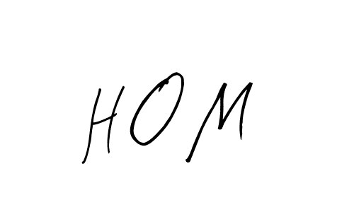 Arty Signature is a professional signature style that is perfect for those who want to add a touch of class to their signature. It is also a great choice for those who want to make their signature more unique. Get H O M name to fancy signature for free. H O M signature style 8 images and pictures png