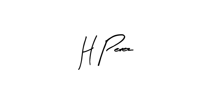 Similarly Arty Signature is the best handwritten signature design. Signature creator online .You can use it as an online autograph creator for name H Perez. H Perez signature style 8 images and pictures png