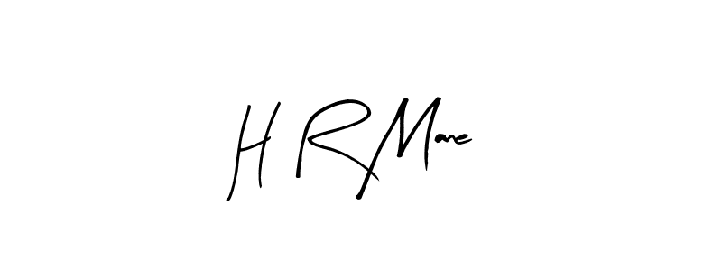 How to make H R Mane signature? Arty Signature is a professional autograph style. Create handwritten signature for H R Mane name. H R Mane signature style 8 images and pictures png