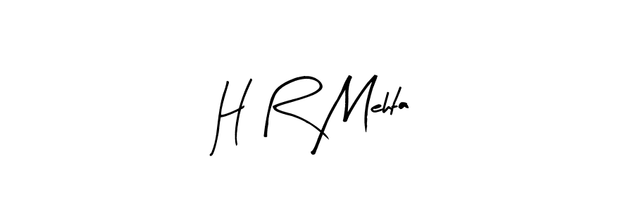 Also You can easily find your signature by using the search form. We will create H R Mehta name handwritten signature images for you free of cost using Arty Signature sign style. H R Mehta signature style 8 images and pictures png