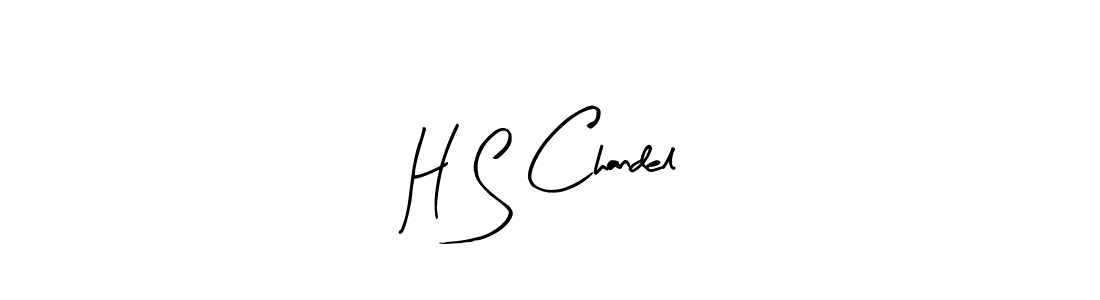 Best and Professional Signature Style for H S Chandel. Arty Signature Best Signature Style Collection. H S Chandel signature style 8 images and pictures png