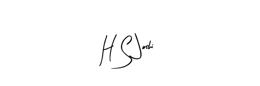 if you are searching for the best signature style for your name H S Joshi. so please give up your signature search. here we have designed multiple signature styles  using Arty Signature. H S Joshi signature style 8 images and pictures png