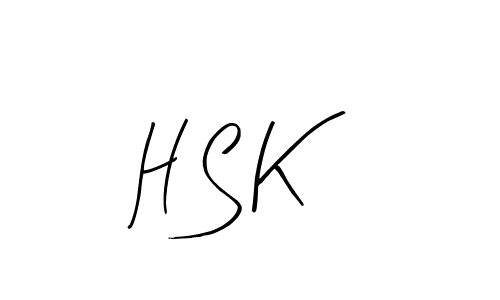 Similarly Arty Signature is the best handwritten signature design. Signature creator online .You can use it as an online autograph creator for name H S K. H S K signature style 8 images and pictures png