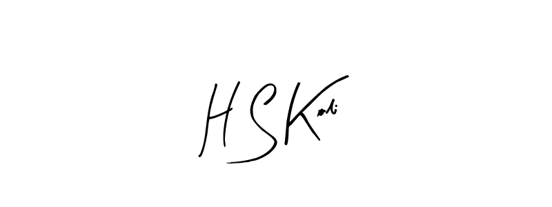 Best and Professional Signature Style for H S Koli. Arty Signature Best Signature Style Collection. H S Koli signature style 8 images and pictures png