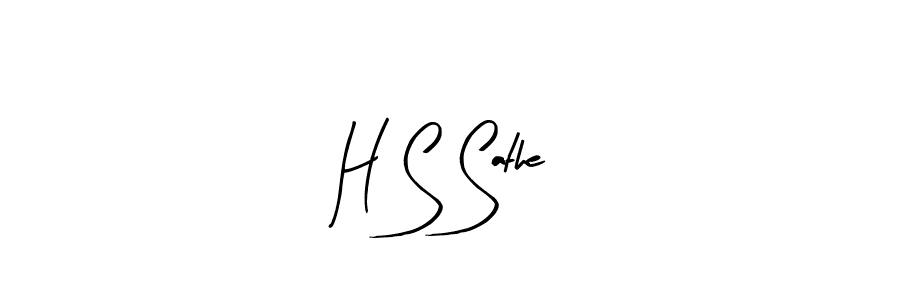 Use a signature maker to create a handwritten signature online. With this signature software, you can design (Arty Signature) your own signature for name H S Sathe. H S Sathe signature style 8 images and pictures png