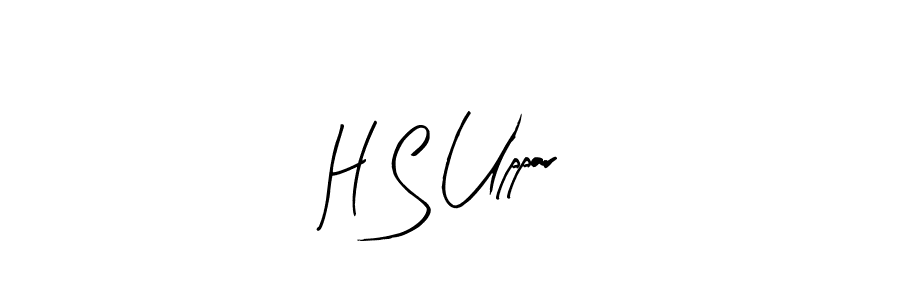 How to make H S Uppar signature? Arty Signature is a professional autograph style. Create handwritten signature for H S Uppar name. H S Uppar signature style 8 images and pictures png