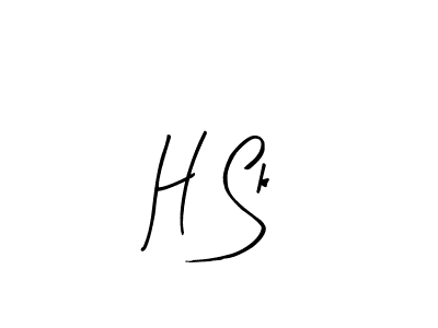 The best way (Arty Signature) to make a short signature is to pick only two or three words in your name. The name H Sk include a total of six letters. For converting this name. H Sk signature style 8 images and pictures png