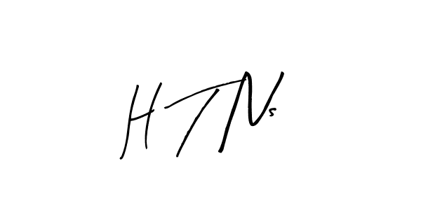 Create a beautiful signature design for name H T Ns. With this signature (Arty Signature) fonts, you can make a handwritten signature for free. H T Ns signature style 8 images and pictures png