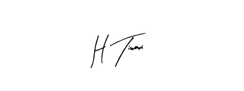 Similarly Arty Signature is the best handwritten signature design. Signature creator online .You can use it as an online autograph creator for name H Tiwari. H Tiwari signature style 8 images and pictures png