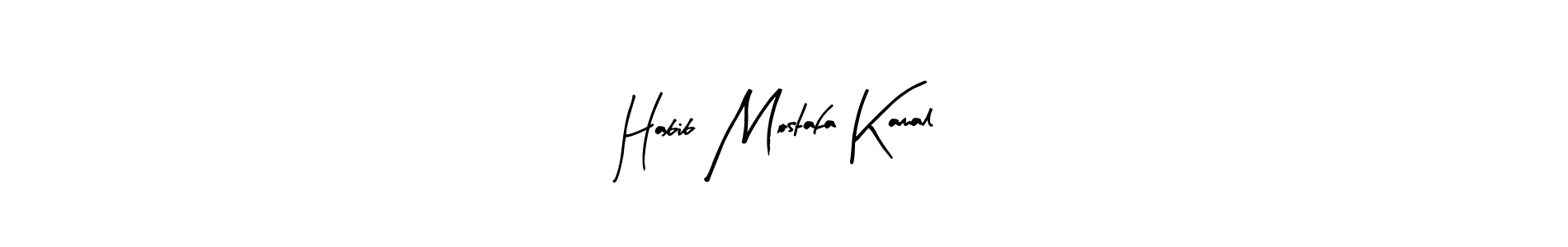 The best way (Arty Signature) to make a short signature is to pick only two or three words in your name. The name Habib Mostafa Kamal include a total of six letters. For converting this name. Habib Mostafa Kamal signature style 8 images and pictures png