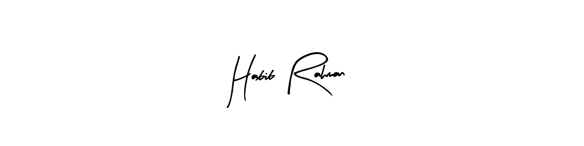 Also we have Habib Rahman name is the best signature style. Create professional handwritten signature collection using Arty Signature autograph style. Habib Rahman signature style 8 images and pictures png