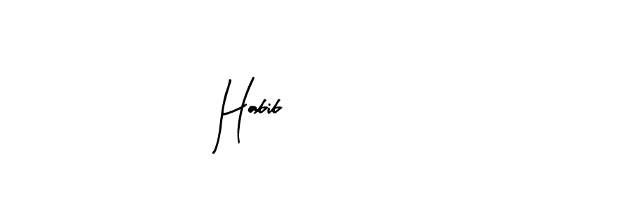The best way (Arty Signature) to make a short signature is to pick only two or three words in your name. The name Habib2014 include a total of six letters. For converting this name. Habib2014 signature style 8 images and pictures png