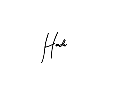 How to make Hadu name signature. Use Arty Signature style for creating short signs online. This is the latest handwritten sign. Hadu signature style 8 images and pictures png