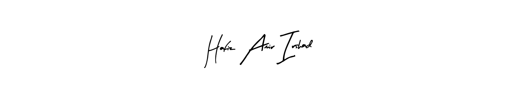 You can use this online signature creator to create a handwritten signature for the name Hafiz Amir Irshad. This is the best online autograph maker. Hafiz Amir Irshad signature style 8 images and pictures png