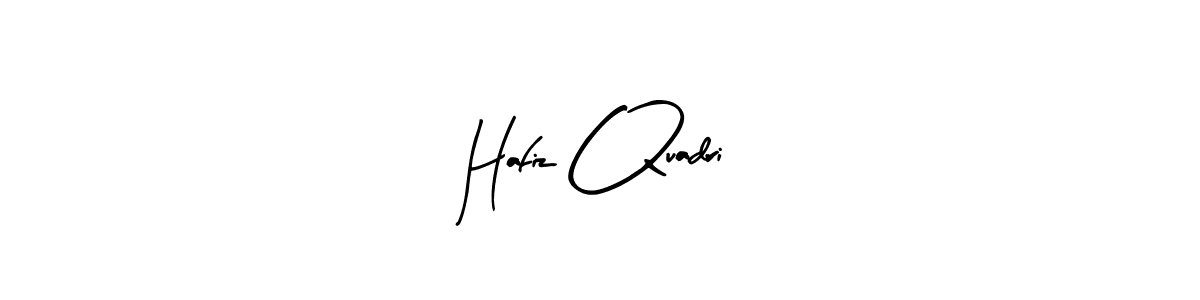 Use a signature maker to create a handwritten signature online. With this signature software, you can design (Arty Signature) your own signature for name Hafiz Quadri. Hafiz Quadri signature style 8 images and pictures png