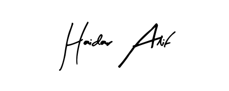 Download transparent PNG signature for name Haidar Alif styled with Arty Signature font. Ready to paste directly into PDF and Word agreements. Haidar Alif signature style 8 images and pictures png