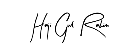 Arty Signature is a professional signature style that is perfect for those who want to add a touch of class to their signature. Get Haji Gul Rahim name fancy signature for free. Haji Gul Rahim signature style 8 images and pictures png