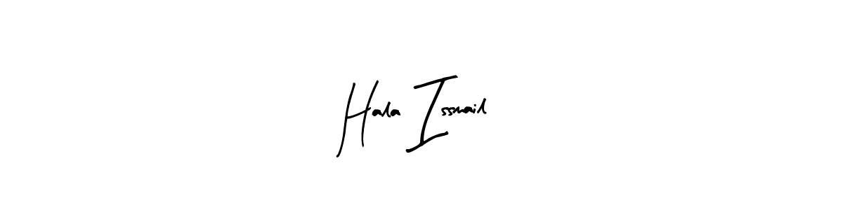 Design your own signature with our free online signature maker. With this signature software, you can create a handwritten (Arty Signature) signature for name Hala Issmail. Hala Issmail signature style 8 images and pictures png