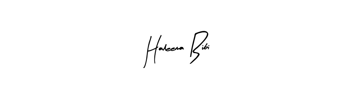 Make a beautiful signature design for name Haleema Bibi. Use this online signature maker to create a handwritten signature for free. Haleema Bibi signature style 8 images and pictures png