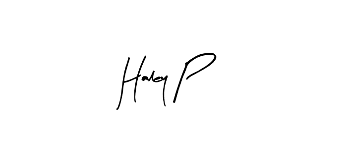 How to make Haley P signature? Arty Signature is a professional autograph style. Create handwritten signature for Haley P name. Haley P signature style 8 images and pictures png