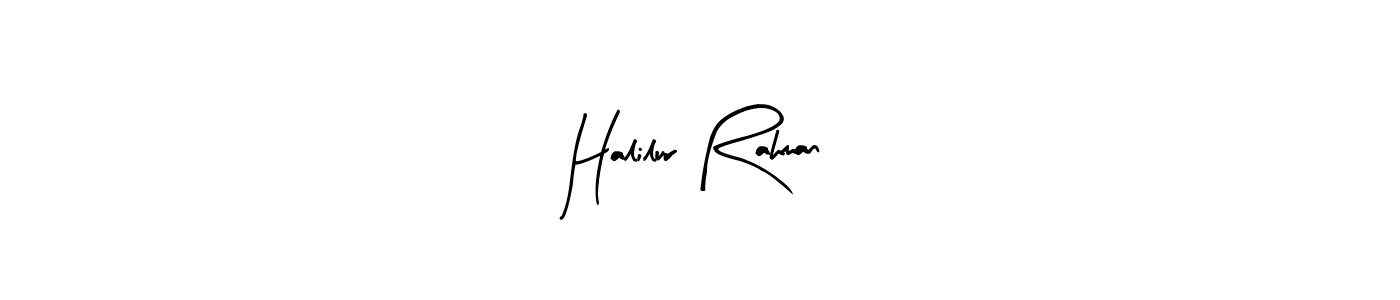 The best way (Arty Signature) to make a short signature is to pick only two or three words in your name. The name Halilur Rahman include a total of six letters. For converting this name. Halilur Rahman signature style 8 images and pictures png