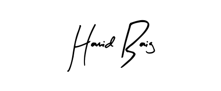Designed for modern professionals: Hamid Baig name signature crafted with Arty Signature script. Ready for digital PDF workflows. Hamid Baig signature style 8 images and pictures png