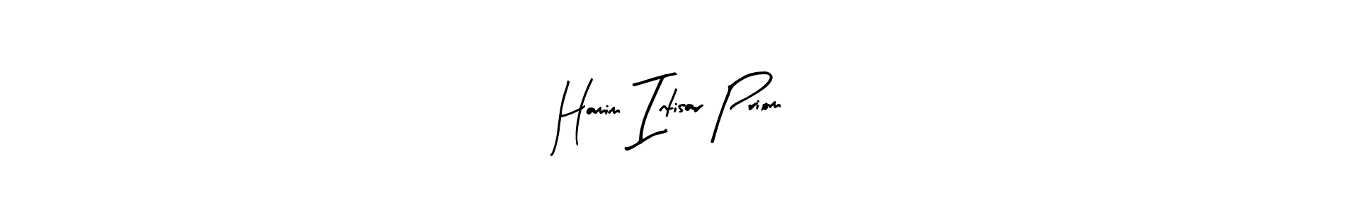 How to make Hamim Intisar Priom signature? Arty Signature is a professional autograph style. Create handwritten signature for Hamim Intisar Priom name. Hamim Intisar Priom signature style 8 images and pictures png