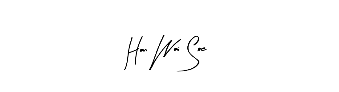 How to make Han Wai Soe name signature. Use Arty Signature style for creating short signs online. This is the latest handwritten sign. Han Wai Soe signature style 8 images and pictures png