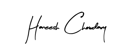 A classic penmanship look for Haneesh Chowdary. The Arty Signature font brings timeless elegance and confidence to every signed document. Haneesh Chowdary signature style 8 images and pictures png