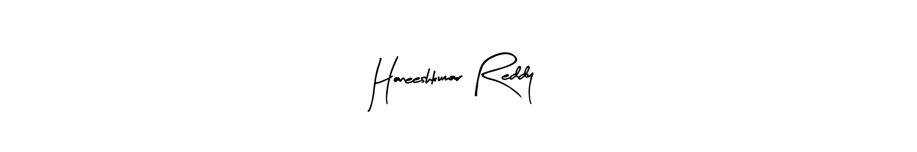 You can use this online signature creator to create a handwritten signature for the name Haneeshkumar Reddy. This is the best online autograph maker. Haneeshkumar Reddy signature style 8 images and pictures png