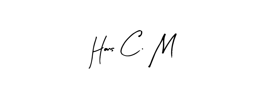 This is the best signature style for the Hans C. M name. Also you like these signature font (Arty Signature). Mix name signature. Hans C. M signature style 8 images and pictures png
