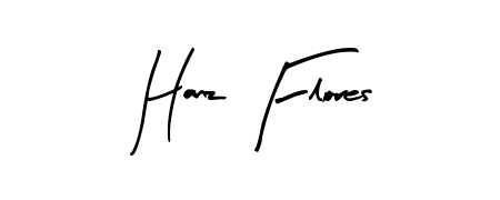 How to make Hanz Flores signature? Arty Signature is a professional autograph style. Create handwritten signature for Hanz Flores name. Hanz Flores signature style 8 images and pictures png