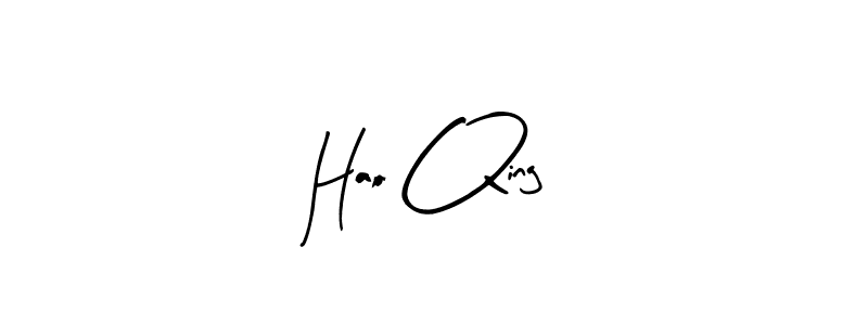 if you are searching for the best signature style for your name Hao Qing. so please give up your signature search. here we have designed multiple signature styles  using Arty Signature. Hao Qing signature style 8 images and pictures png