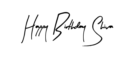 Create a beautiful signature design for name Happy Birthday Shiva. With this signature (Arty Signature) fonts, you can make a handwritten signature for free. Happy Birthday Shiva signature style 8 images and pictures png