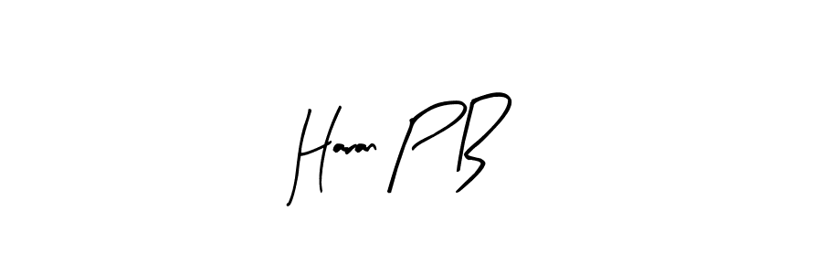 Here are the top 10 professional signature styles for the name Haran P B. These are the best autograph styles you can use for your name. Haran P B signature style 8 images and pictures png