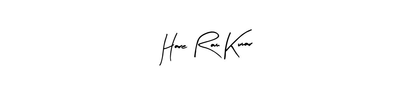 Create a beautiful signature design for name Hare Ram Kumar. With this signature (Arty Signature) fonts, you can make a handwritten signature for free. Hare Ram Kumar signature style 8 images and pictures png