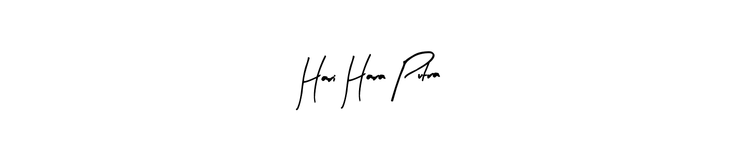 This is the best signature style for the Hari Hara Putra name. Also you like these signature font (Arty Signature). Mix name signature. Hari Hara Putra signature style 8 images and pictures png