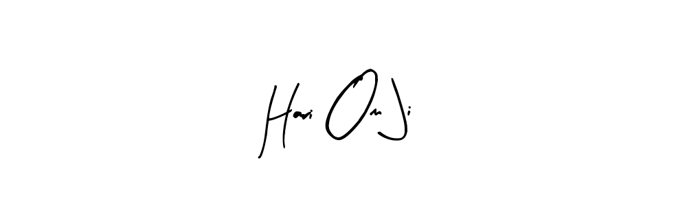 How to make Hari Om Ji signature? Arty Signature is a professional autograph style. Create handwritten signature for Hari Om Ji name. Hari Om Ji signature style 8 images and pictures png