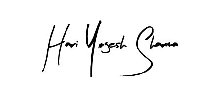 It looks like you need a new signature style for name Hari Yogesh Sharma. Design unique handwritten (Arty Signature) signature with our free signature maker in just a few clicks. Hari Yogesh Sharma signature style 8 images and pictures png