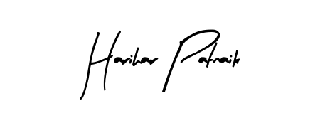 The Arty Signature typeface gives name Harihar Patnaik a refined look. Suitable for certificates, diplomas, and official verification. Harihar Patnaik signature style 8 images and pictures png