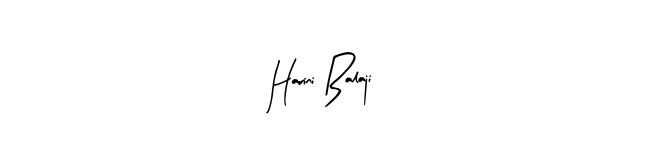 Design your own signature with our free online signature maker. With this signature software, you can create a handwritten (Arty Signature) signature for name Harini Balaji. Harini Balaji signature style 8 images and pictures png