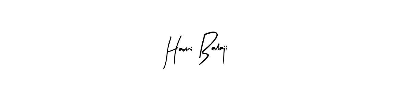 Use a signature maker to create a handwritten signature online. With this signature software, you can design (Arty Signature) your own signature for name Harini Balaji. Harini Balaji signature style 8 images and pictures png