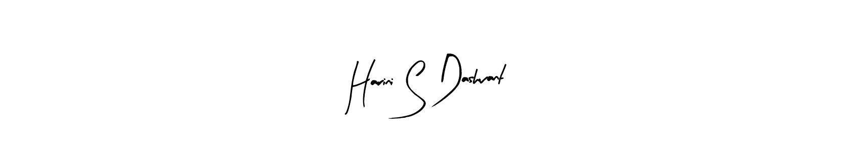 How to make Harini S Dashvant signature? Arty Signature is a professional autograph style. Create handwritten signature for Harini S Dashvant name. Harini S Dashvant signature style 8 images and pictures png