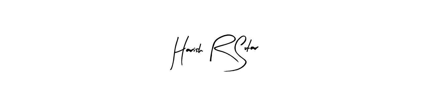 How to Draw Harish R Sutar signature style? Arty Signature is a latest design signature styles for name Harish R Sutar. Harish R Sutar signature style 8 images and pictures png