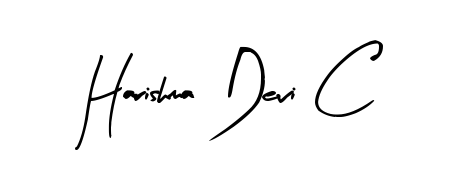 How to make Harishma Devi C signature? Arty Signature is a professional autograph style. Create handwritten signature for Harishma Devi C name. Harishma Devi C signature style 8 images and pictures png