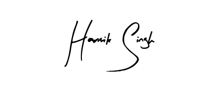 Create your official email sign-off with Harmik Singh name in Arty Signature style. Crisp, clean, and perfectly legible across all screens. Harmik Singh signature style 8 images and pictures png