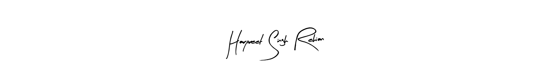 You should practise on your own different ways (Arty Signature) to write your name (Harpreet Singh Rehian) in signature. don't let someone else do it for you. Harpreet Singh Rehian signature style 8 images and pictures png