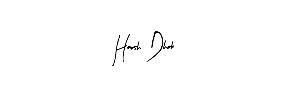 if you are searching for the best signature style for your name Harsh Dhok. so please give up your signature search. here we have designed multiple signature styles  using Arty Signature. Harsh Dhok signature style 8 images and pictures png